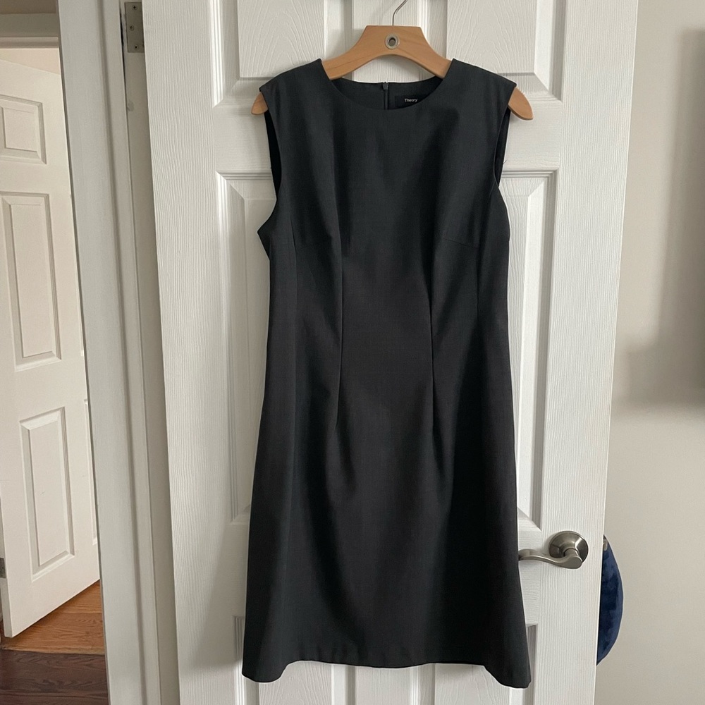 Theory Black Sleeveless Dress